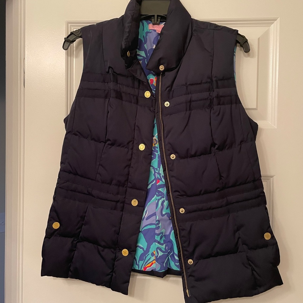 Lilly Pulitzer Navy vest